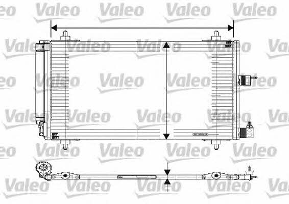 Valeo 817508 Радіатор кондиціонера (Конденсатор) 817508: Купити в Україні - Добра ціна на EXIST.UA!