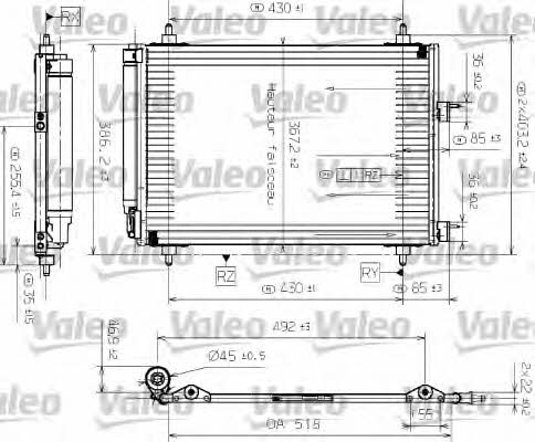 Valeo 817524 Радіатор кондиціонера (Конденсатор) 817524: Купити в Україні - Добра ціна на EXIST.UA!