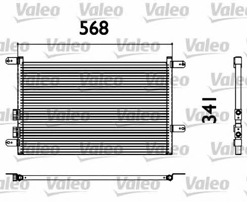 Valeo 817527 Радіатор кондиціонера (Конденсатор) 817527: Купити в Україні - Добра ціна на EXIST.UA!