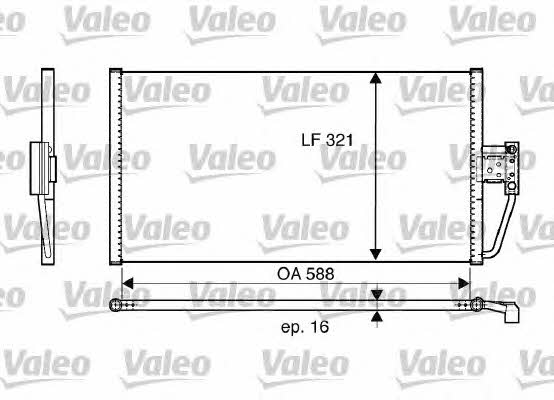 Valeo 817561 Радіатор кондиціонера (Конденсатор) 817561: Приваблива ціна - Купити в Україні на EXIST.UA!