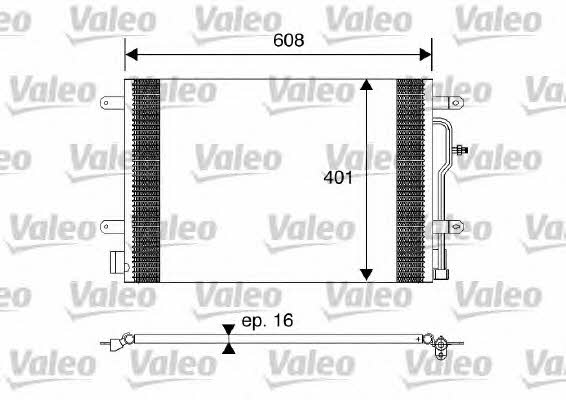 Valeo 817569 Радіатор кондиціонера (Конденсатор) 817569: Купити в Україні - Добра ціна на EXIST.UA!