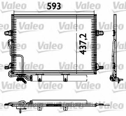 Valeo 817583 Радіатор кондиціонера (Конденсатор) 817583: Купити в Україні - Добра ціна на EXIST.UA!