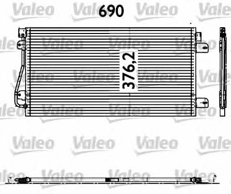 Valeo 817601 Радіатор кондиціонера (Конденсатор) 817601: Купити в Україні - Добра ціна на EXIST.UA!