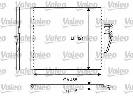 Valeo 817607 Радіатор кондиціонера (Конденсатор) 817607: Купити в Україні - Добра ціна на EXIST.UA!