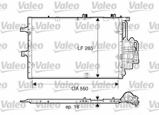 Valeo 817610 Радіатор кондиціонера (Конденсатор) 817610: Купити в Україні - Добра ціна на EXIST.UA!