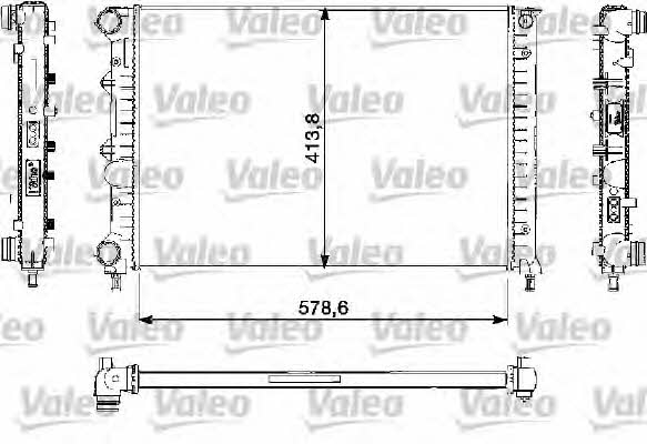 Valeo 732730 Радіатор охолодження двигуна 732730: Купити в Україні - Добра ціна на EXIST.UA!