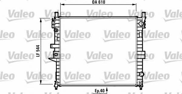 Valeo 732736 Радіатор охолодження двигуна 732736: Купити в Україні - Добра ціна на EXIST.UA!