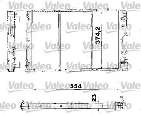 Valeo 732745 Радіатор охолодження двигуна 732745: Купити в Україні - Добра ціна на EXIST.UA!
