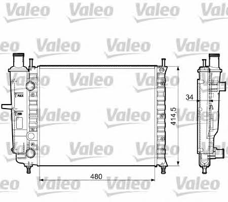 Valeo 732788 Радіатор охолодження двигуна 732788: Купити в Україні - Добра ціна на EXIST.UA!