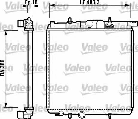 Valeo 732885 Радіатор охолодження двигуна 732885: Купити в Україні - Добра ціна на EXIST.UA!