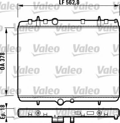 Valeo 732896 Радіатор охолодження двигуна 732896: Купити в Україні - Добра ціна на EXIST.UA!