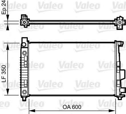 Valeo 732897 Радіатор охолодження двигуна 732897: Купити в Україні - Добра ціна на EXIST.UA!