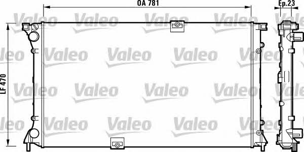 Valeo 732902 Радіатор охолодження двигуна 732902: Купити в Україні - Добра ціна на EXIST.UA!