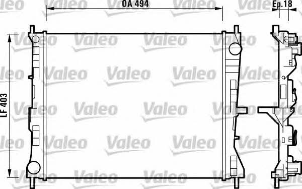 Valeo 732903 Радіатор охолодження двигуна 732903: Купити в Україні - Добра ціна на EXIST.UA!