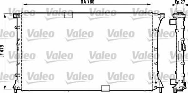 Valeo 732911 Радіатор охолодження двигуна 732911: Купити в Україні - Добра ціна на EXIST.UA!