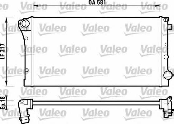 Valeo 732925 Радіатор охолодження двигуна 732925: Приваблива ціна - Купити в Україні на EXIST.UA!