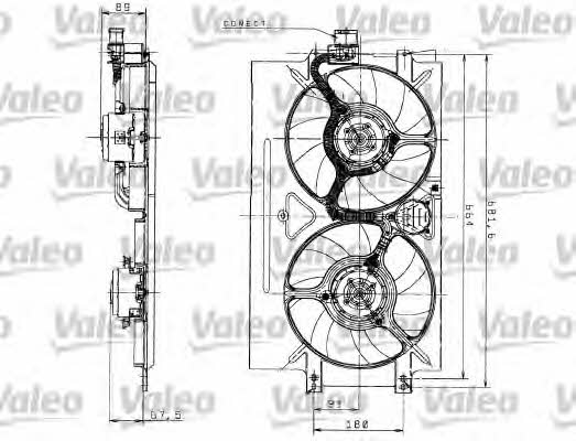 Valeo 698526 Двигун вентилятора охолодження радіатору 698526: Купити в Україні - Добра ціна на EXIST.UA!
