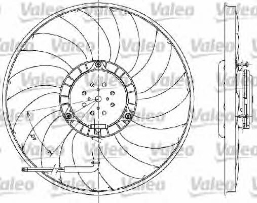 Valeo 698609 Вентилятор радіатора охолодження 698609: Купити в Україні - Добра ціна на EXIST.UA!