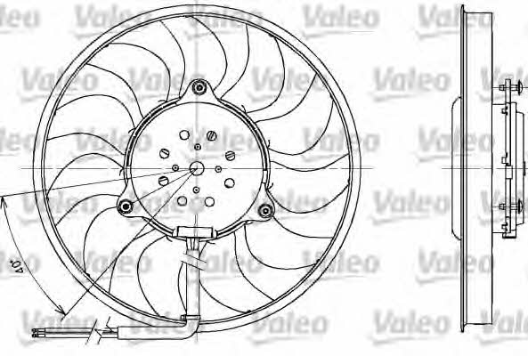 Valeo 698611 Вентилятор радіатора охолодження 698611: Приваблива ціна - Купити в Україні на EXIST.UA!