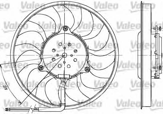 Valeo 698612 Вентилятор радіатора охолодження 698612: Купити в Україні - Добра ціна на EXIST.UA!