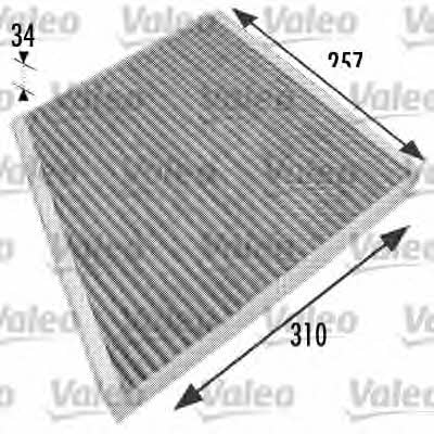 698741 Valeo Фильтр салона с активированным углем