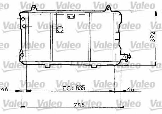 Valeo 730025 Радіатор охолодження двигуна 730025: Приваблива ціна - Купити в Україні на EXIST.UA!