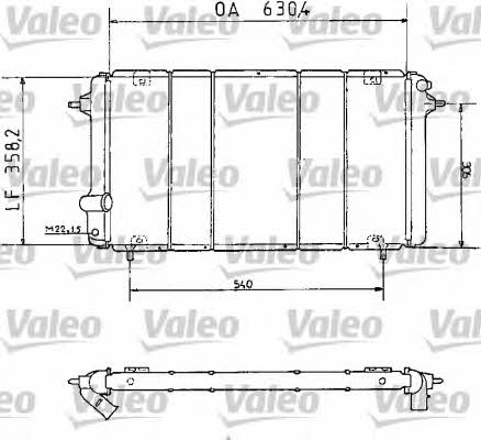 Valeo 730065 Радіатор охолодження двигуна 730065: Приваблива ціна - Купити в Україні на EXIST.UA!