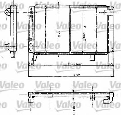 Valeo 730069 Радіатор охолодження двигуна 730069: Купити в Україні - Добра ціна на EXIST.UA!