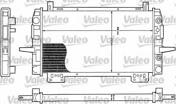 Valeo 730111 Радіатор охолодження двигуна 730111: Купити в Україні - Добра ціна на EXIST.UA!