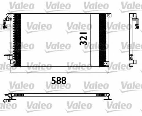 Valeo 817655 Радіатор кондиціонера (Конденсатор) 817655: Приваблива ціна - Купити в Україні на EXIST.UA!