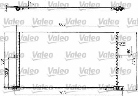 Valeo 817657 Радіатор кондиціонера (Конденсатор) 817657: Купити в Україні - Добра ціна на EXIST.UA!