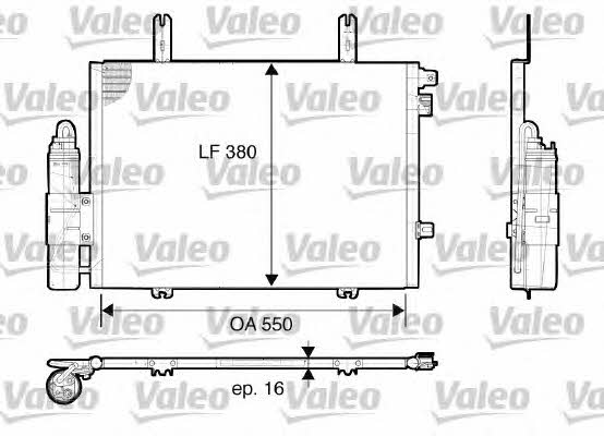 Valeo 817662 Радіатор кондиціонера (Конденсатор) 817662: Купити в Україні - Добра ціна на EXIST.UA!