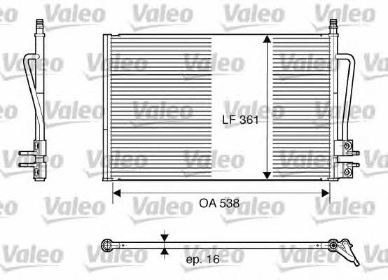 Valeo 817664 Радіатор кондиціонера (Конденсатор) 817664: Купити в Україні - Добра ціна на EXIST.UA!