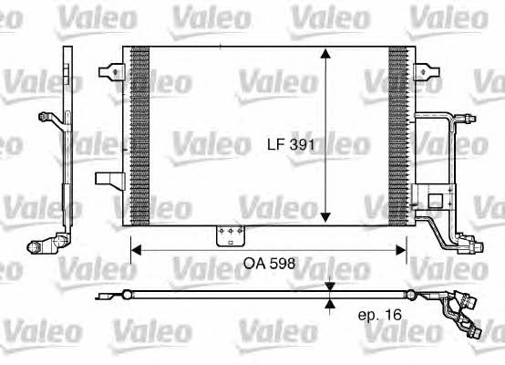 Valeo 817665 Радіатор кондиціонера (Конденсатор) 817665: Купити в Україні - Добра ціна на EXIST.UA!