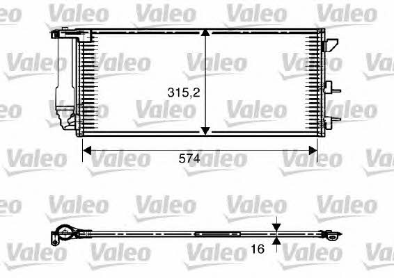 Valeo 817707 Радіатор кондиціонера (Конденсатор) 817707: Купити в Україні - Добра ціна на EXIST.UA!