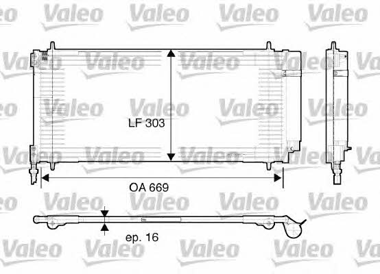 Valeo 817740 Радіатор кондиціонера (Конденсатор) 817740: Купити в Україні - Добра ціна на EXIST.UA!