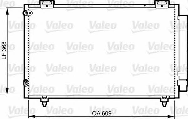 Valeo 817805 Радіатор кондиціонера (Конденсатор) 817805: Купити в Україні - Добра ціна на EXIST.UA!