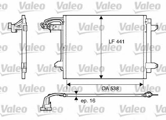 Valeo 817806 Радіатор кондиціонера (Конденсатор) 817806: Купити в Україні - Добра ціна на EXIST.UA!