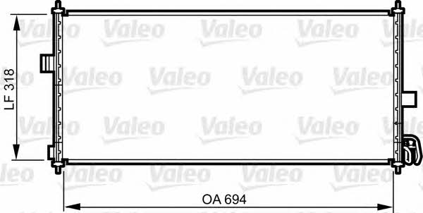Valeo 817819 Радіатор кондиціонера (Конденсатор) 817819: Купити в Україні - Добра ціна на EXIST.UA!