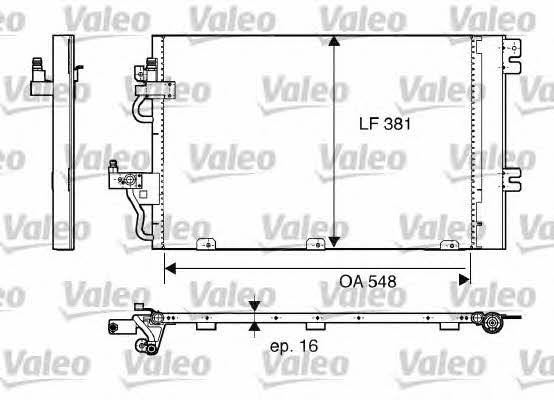 Valeo 817839 Радіатор кондиціонера (Конденсатор) 817839: Купити в Україні - Добра ціна на EXIST.UA!
