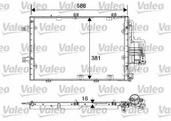 Valeo 817843 Радіатор кондиціонера (Конденсатор) 817843: Купити в Україні - Добра ціна на EXIST.UA!