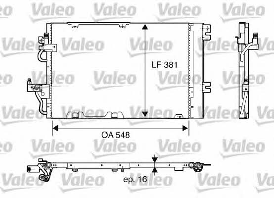 Valeo 817846 Радіатор кондиціонера (Конденсатор) 817846: Купити в Україні - Добра ціна на EXIST.UA!