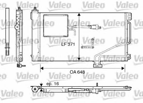 Valeo 817849 Радіатор кондиціонера (Конденсатор) 817849: Купити в Україні - Добра ціна на EXIST.UA!