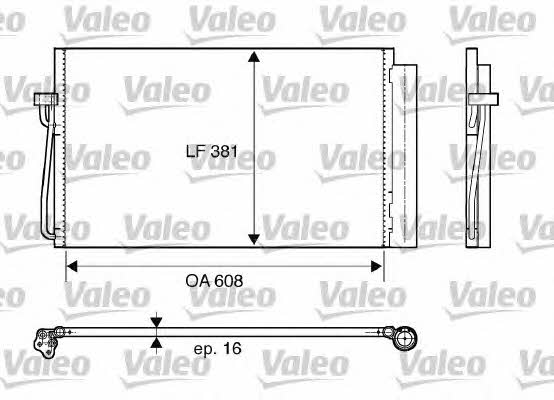 Valeo 817851 Радіатор кондиціонера (Конденсатор) 817851: Купити в Україні - Добра ціна на EXIST.UA!