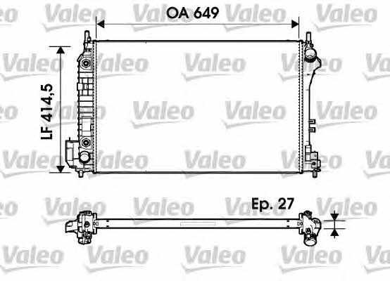 Valeo 732947 Радіатор охолодження двигуна 732947: Купити в Україні - Добра ціна на EXIST.UA!