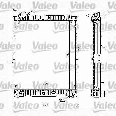 Valeo 732990 Радіатор охолодження двигуна 732990: Купити в Україні - Добра ціна на EXIST.UA!