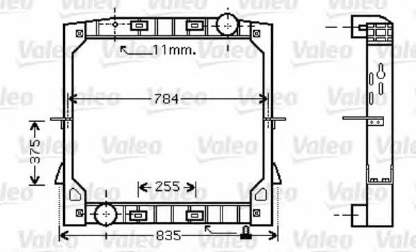 Valeo 733412 Радіатор охолодження двигуна 733412: Купити в Україні - Добра ціна на EXIST.UA!