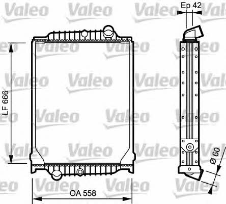 Valeo 733495 Радіатор охолодження двигуна 733495: Купити в Україні - Добра ціна на EXIST.UA!