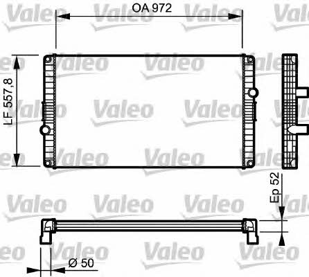Valeo 733501 Радіатор охолодження двигуна 733501: Купити в Україні - Добра ціна на EXIST.UA!