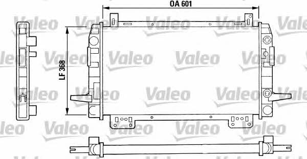 Valeo 730118 Радіатор охолодження двигуна 730118: Купити в Україні - Добра ціна на EXIST.UA!